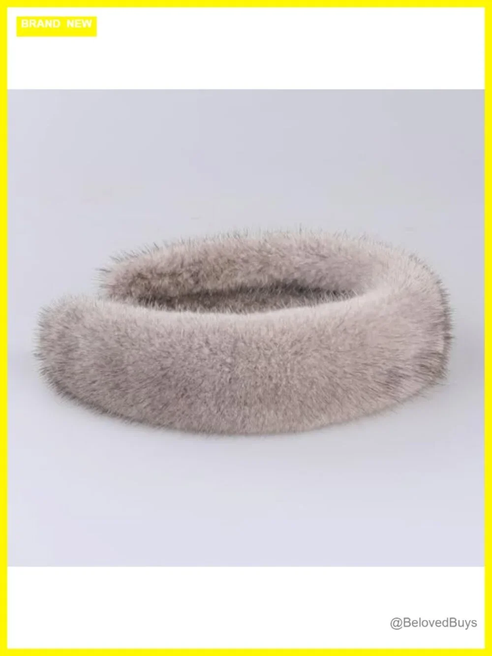 Genuine Mink Fur Headband, Real Fur Makeup Headband, Luxury Hair Accessory